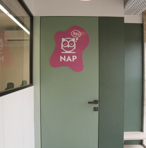 nap room at blob